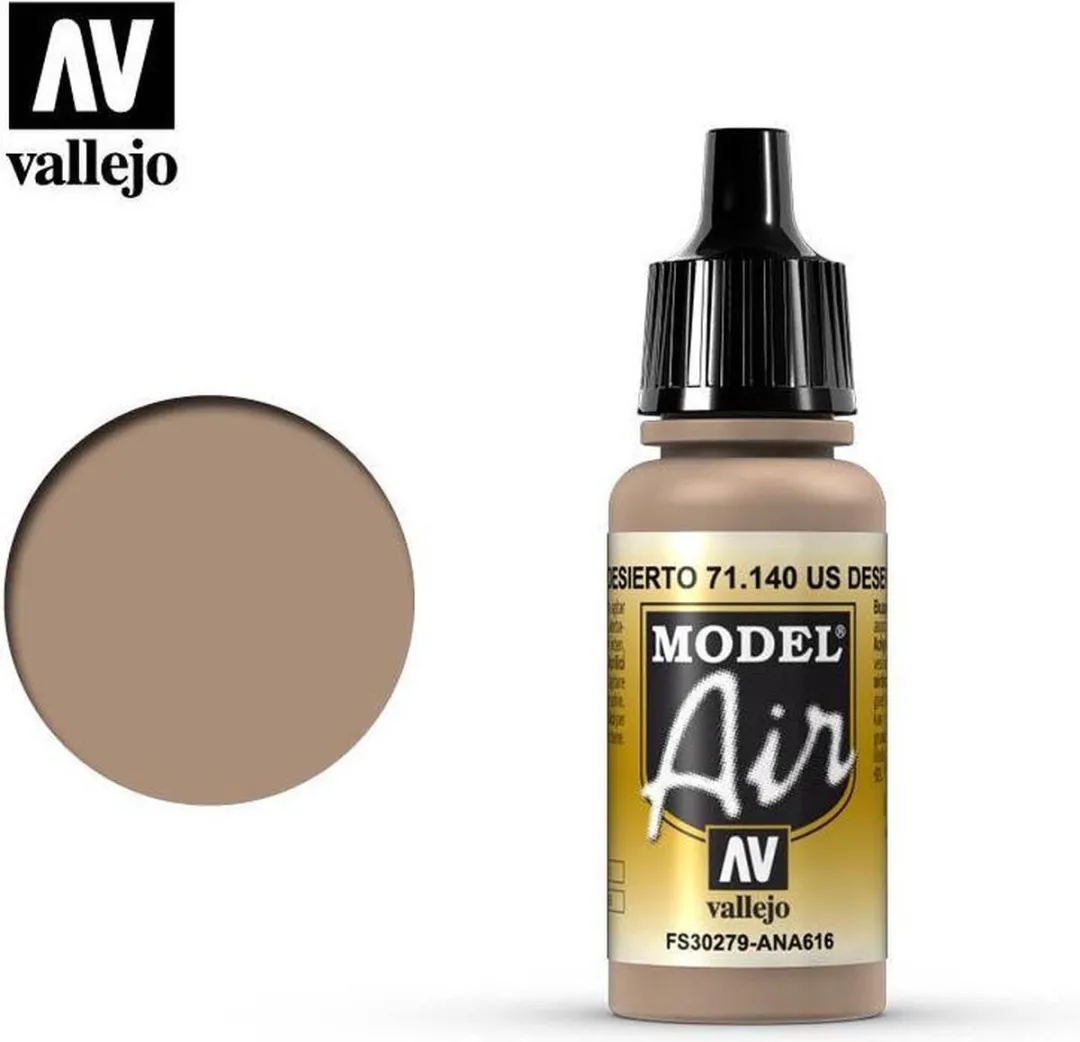 Vallejo Model Air US Desert Sand Acrylverf 17ml