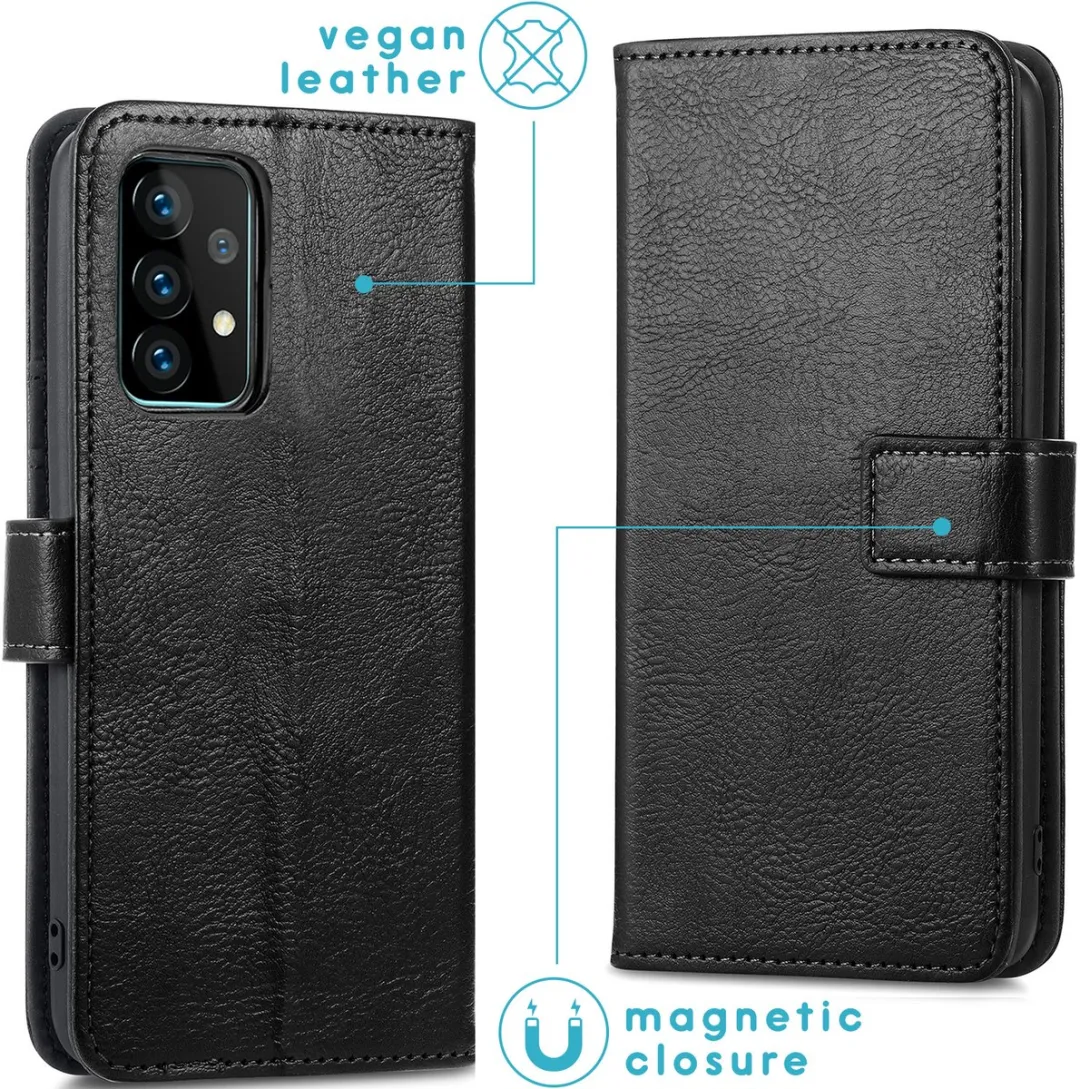 Imoshion Hoesje Samsung Galaxy A72 - 3 Pasjes - Zwart