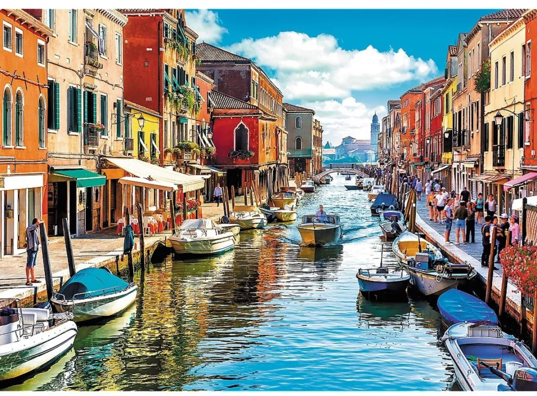 Trefl Wyspa Murano Puzzel 2000 Stukjes - Wielkleuren
