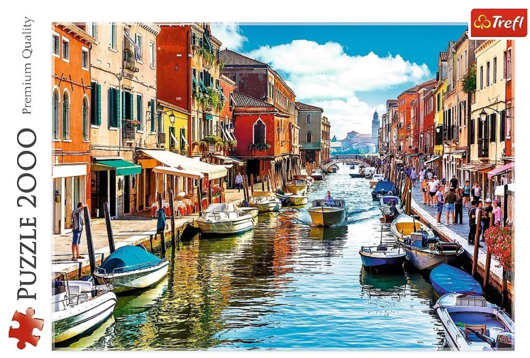 Trefl Wyspa Murano Puzzel 2000 Stukjes - Wielkleuren