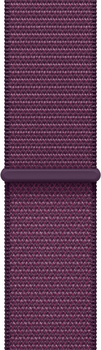 Apple Watch Series 10 - Wifi - 42mm - Rose Gouden Aluminium Case met Plum Geweven Sportbandje