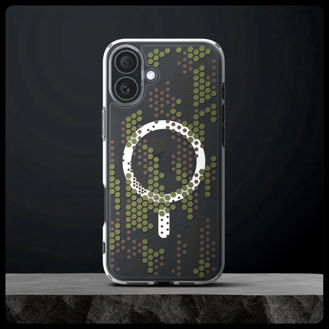 Spigen Ultra Hybrid ACS08080 iPhone 16 Plus Hoes - Groen/Transparant