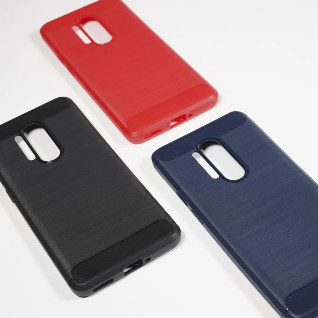 BMAX Carbon Soft Case OnePlus 8 Pro - Rood