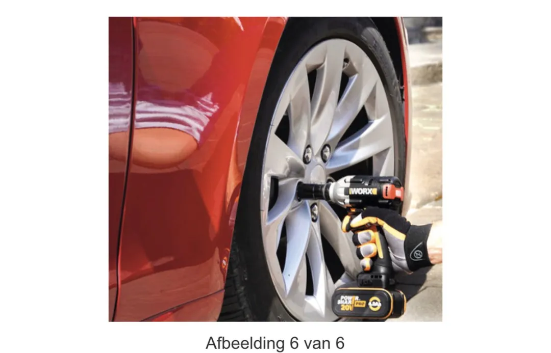 WORX Accu slagschroevendraaier WX272.9 (zonder accu)