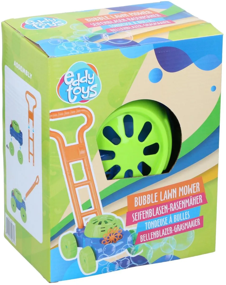Eddy Toys Zeepbellen Grasmaaier 30067 - Blauw
