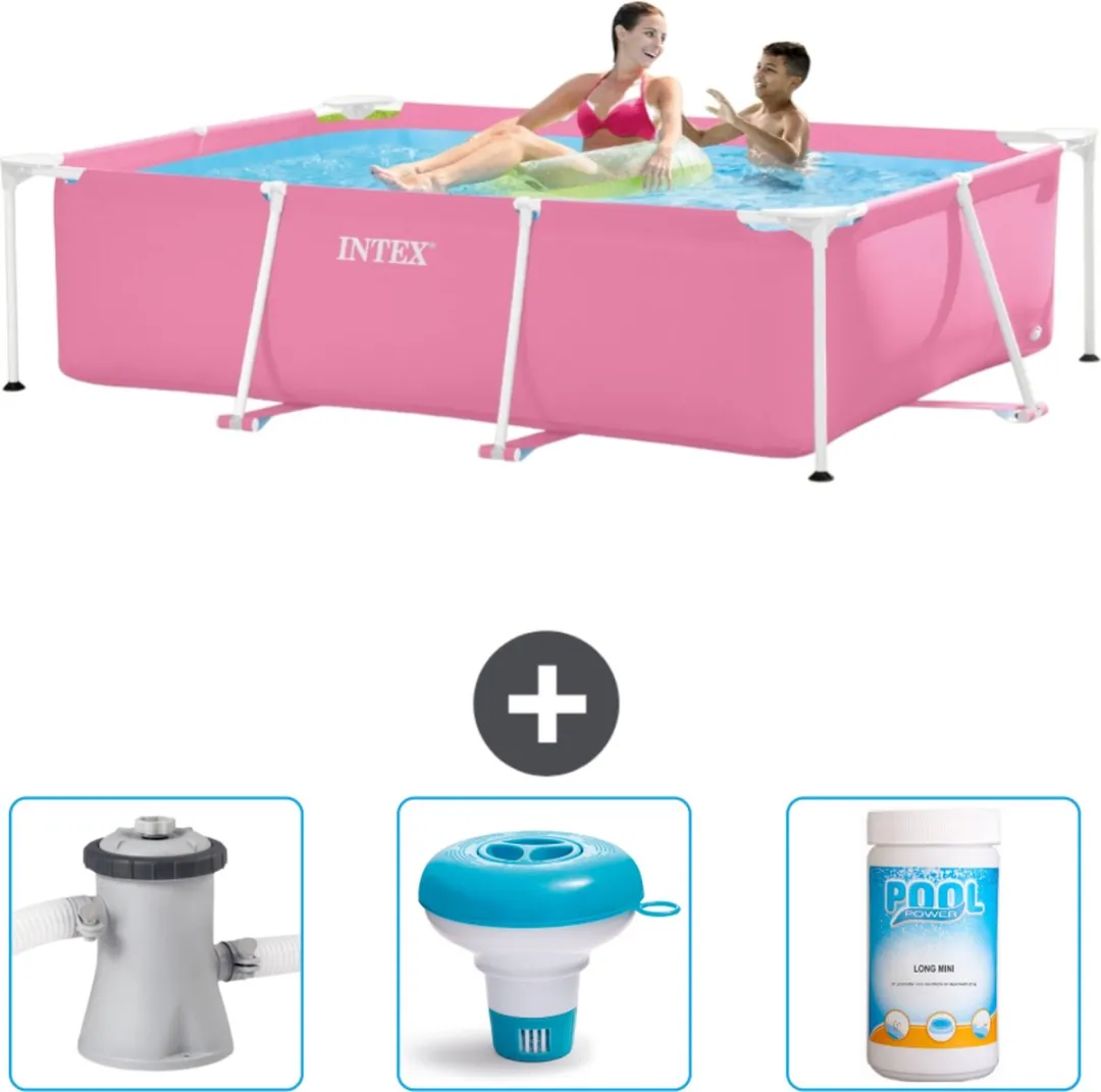 Intex Frame Zwembad 220x150x60cm Roze