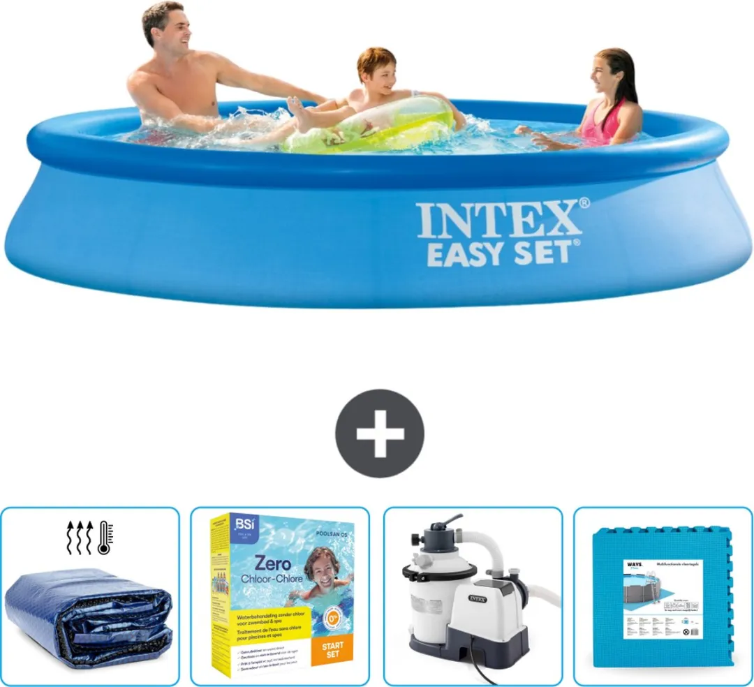 Intex Easy Set Zwembad 305x61cm - Blauw - 3077L