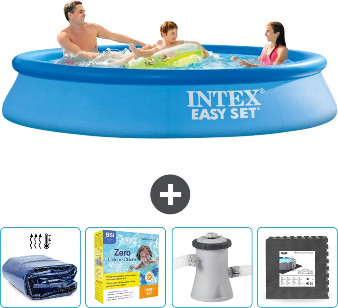 Intex Easy Set Zwembad 305x61cm - Blauw - 3077L