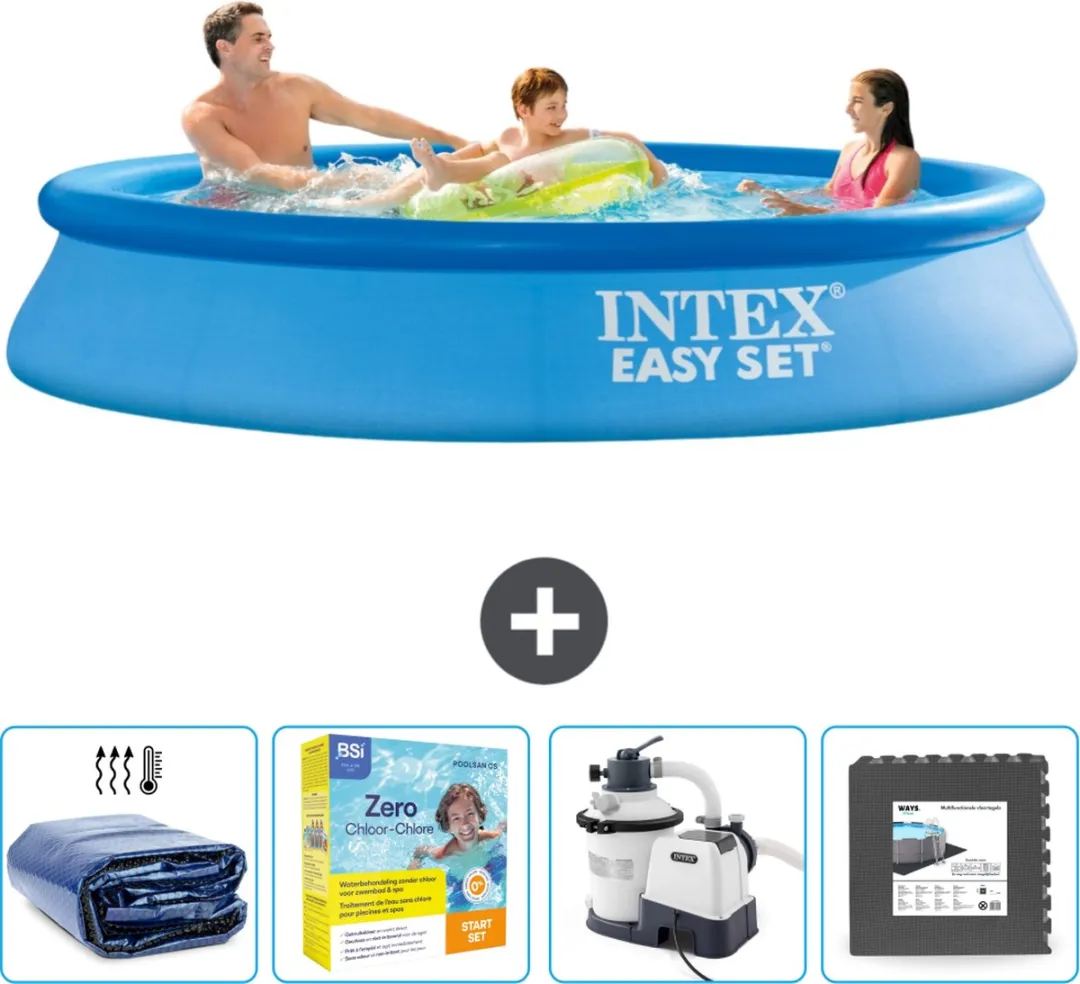 Intex Easy Set Zwembad 305x61cm - Blauw - 3077L