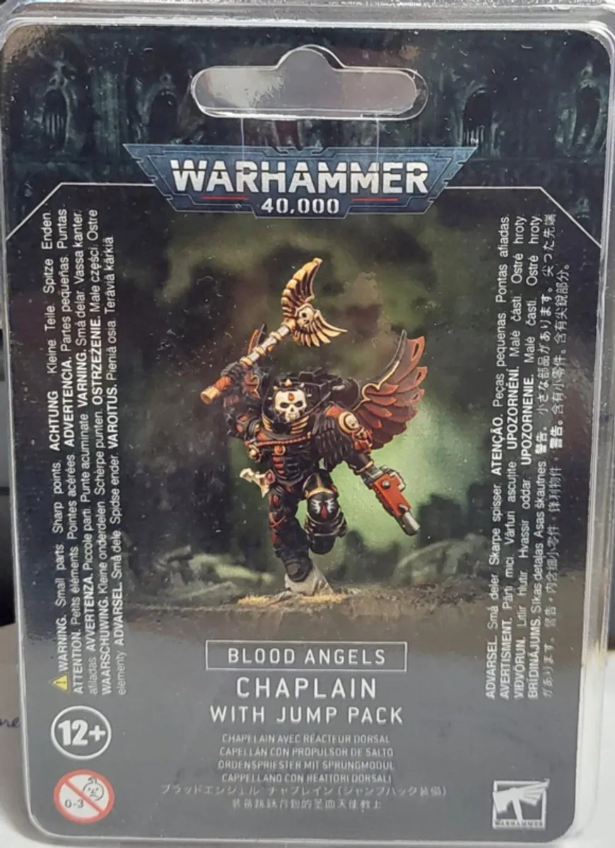 Games Workshop Warhammer 40.000 Blood Angels Chaplain met Jump Pack