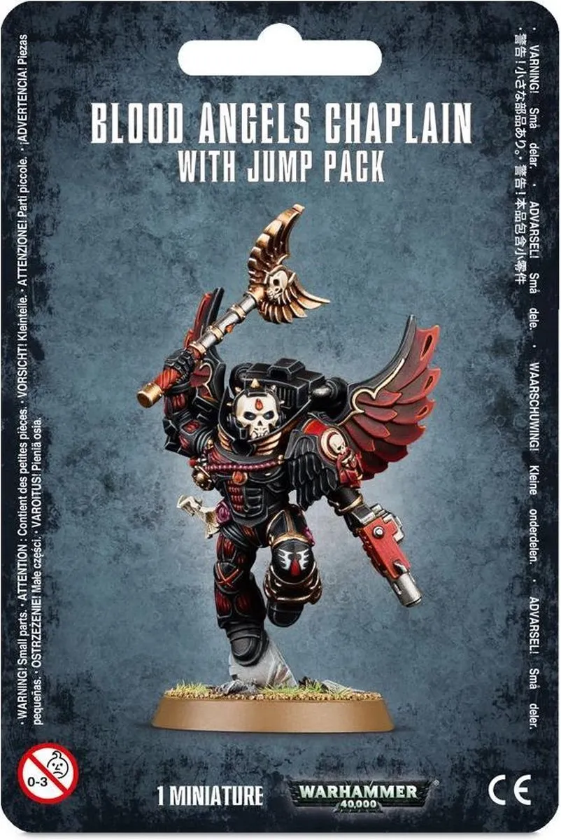 Games Workshop Warhammer 40.000 Blood Angels Chaplain met Jump Pack