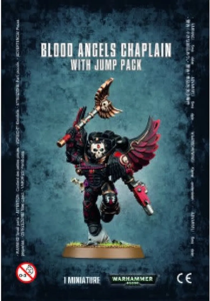 Games Workshop Warhammer 40.000 Blood Angels Chaplain met Jump Pack