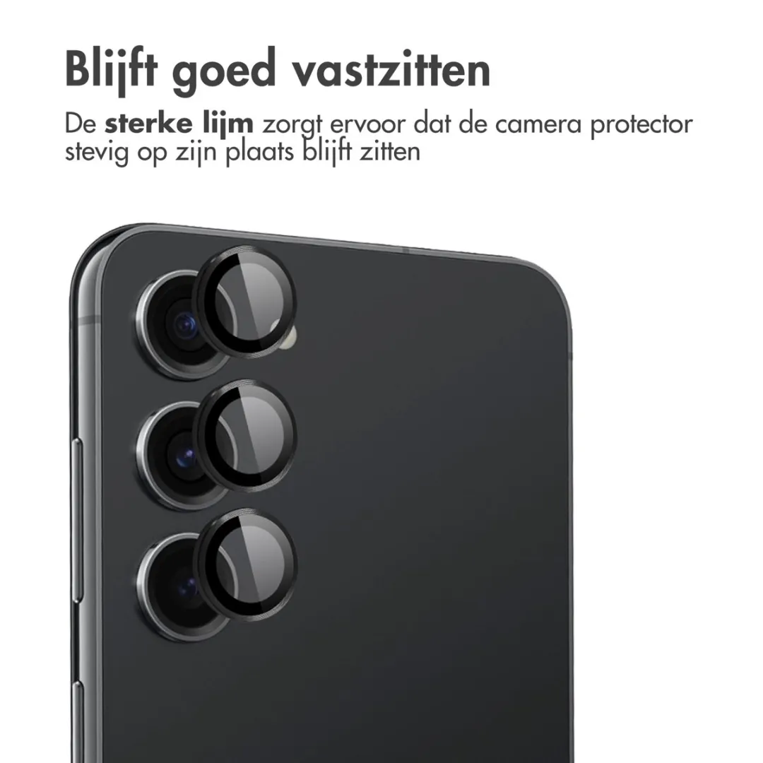 imoshiion Camera Lens Protector Samsung Galaxy S24 - 2 Stuks - Zwart