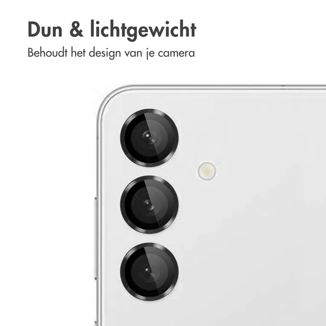 imoshiion Camera Lens Protector Samsung Galaxy S24 - 2 Stuks - Zwart - afbeelding 6 van 6