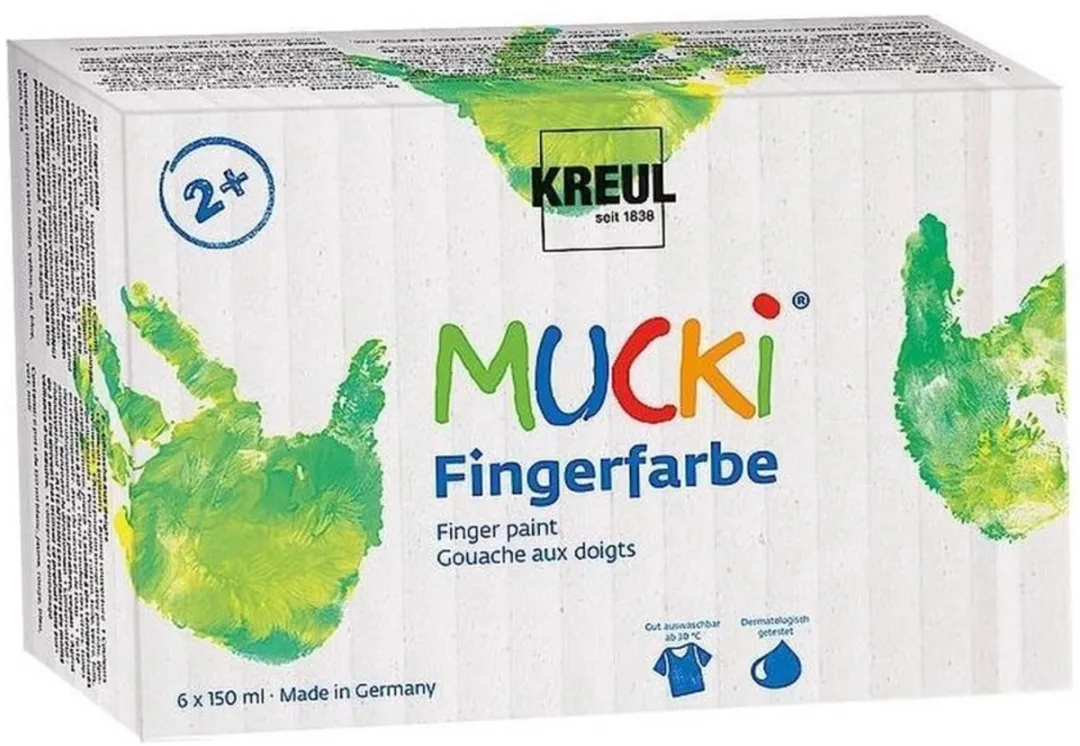 Kreul MUCKI Vingerverfset 6x150ml