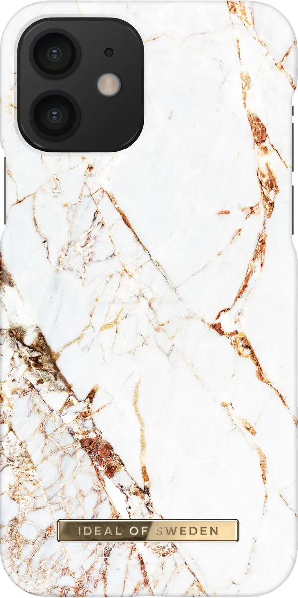 iDeal of Sweden iPhone 12/12 Pro MagSafe Hoesje - Carrara Gold - afbeelding 2 van 5
