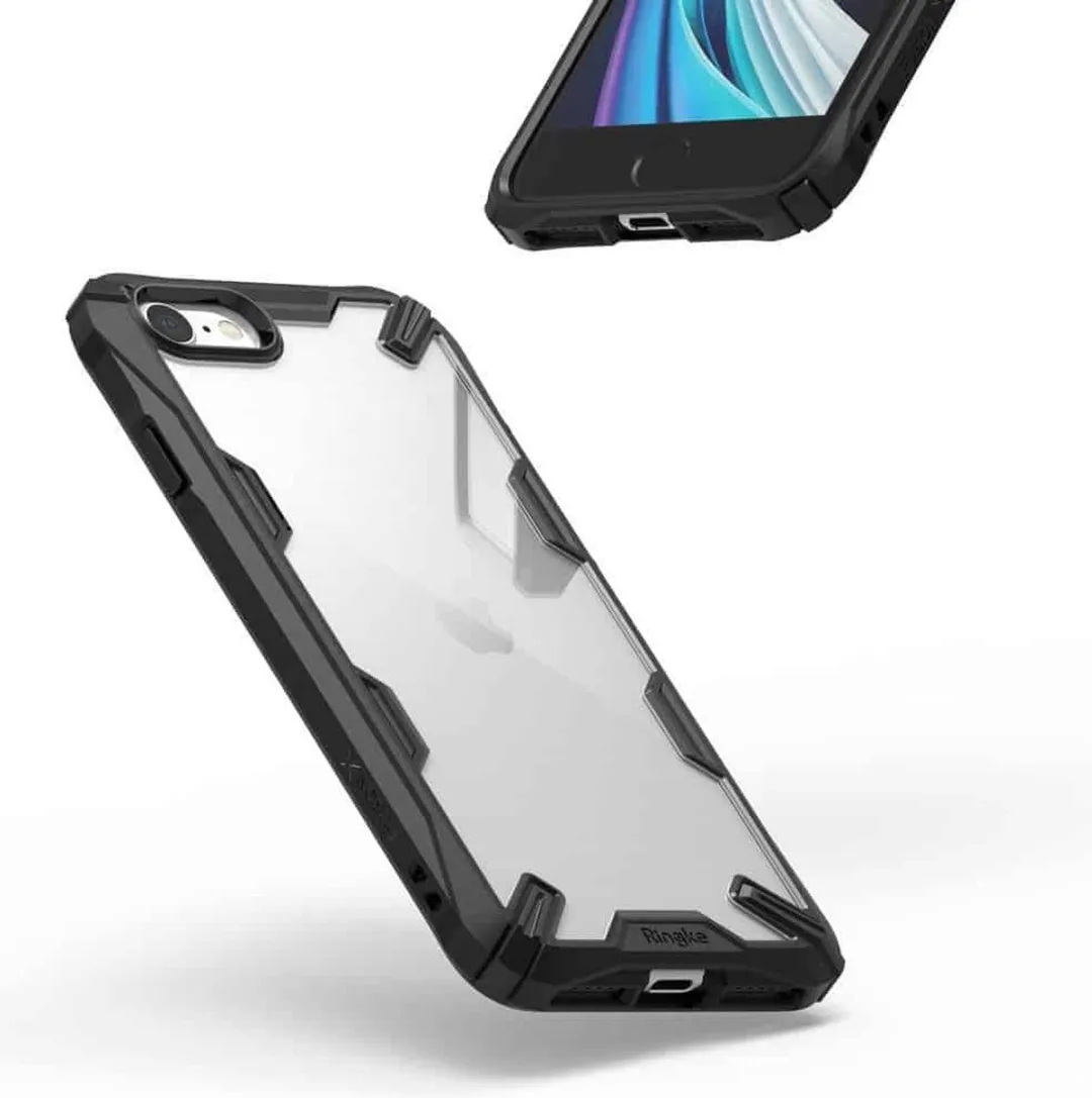 Ringke Fusion Backcase iPhone 8/7/SE 2020/2022 - Zwart