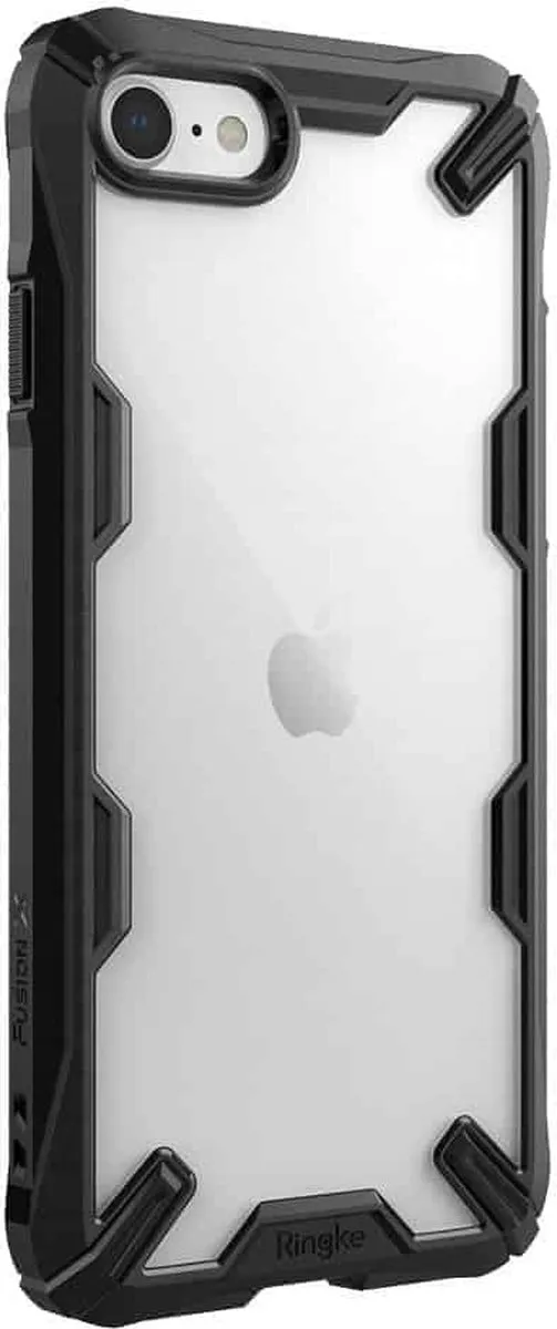 Ringke Fusion Backcase iPhone 8/7/SE 2020/2022 - Zwart