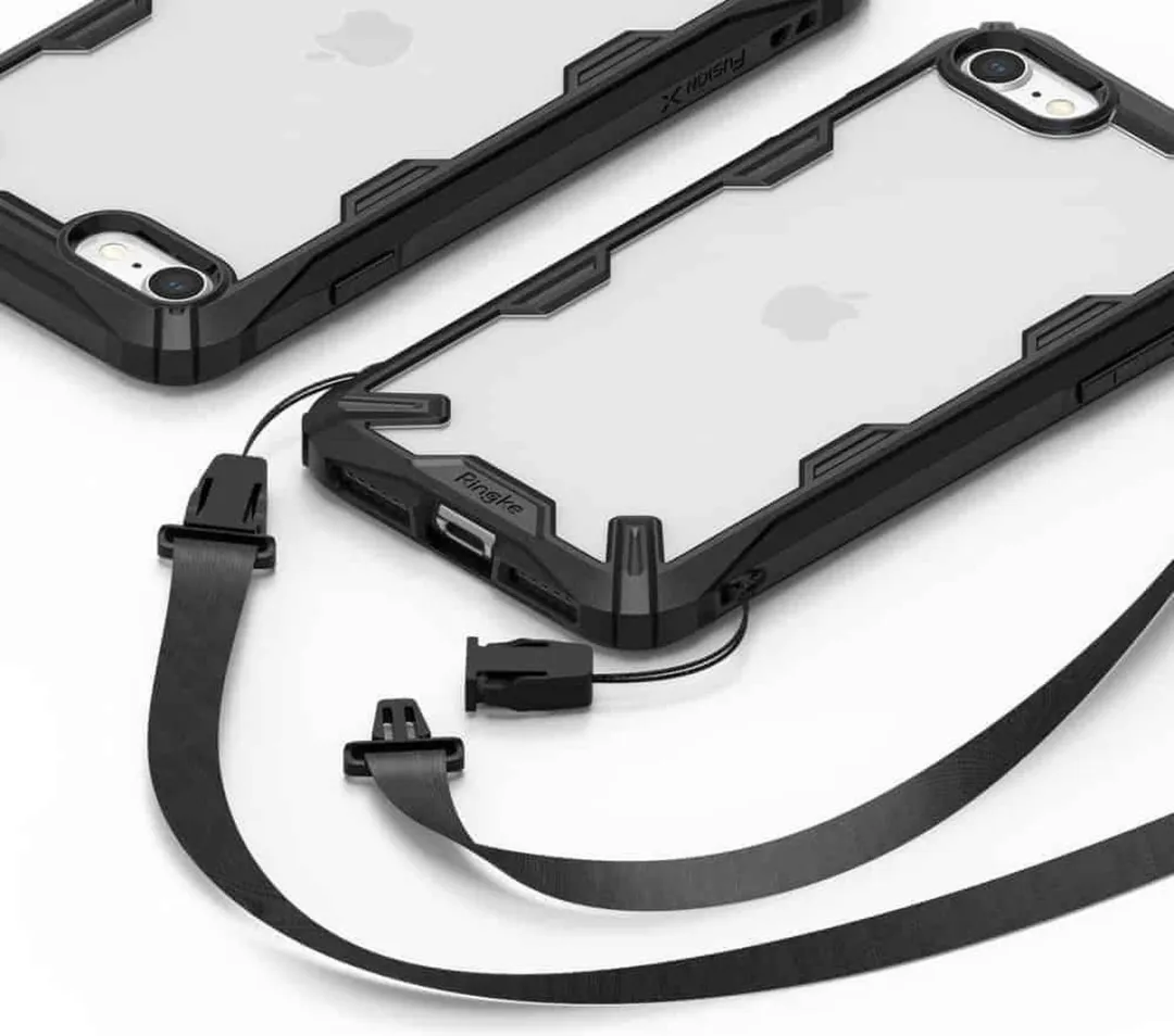 Ringke Fusion Backcase iPhone 8/7/SE 2020/2022 - Zwart