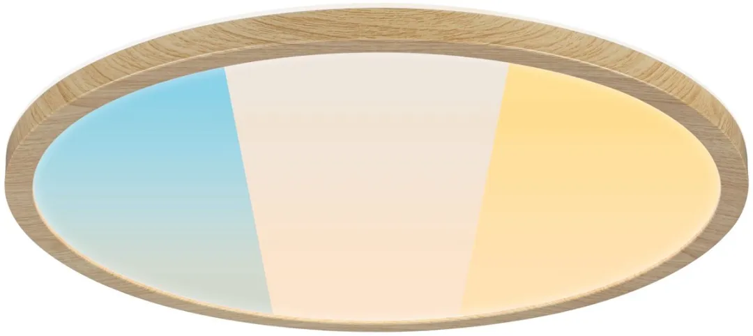 Paulmann Atria Shine LED-paneel 20,8W 2800lm 3000-6500K Houtlook