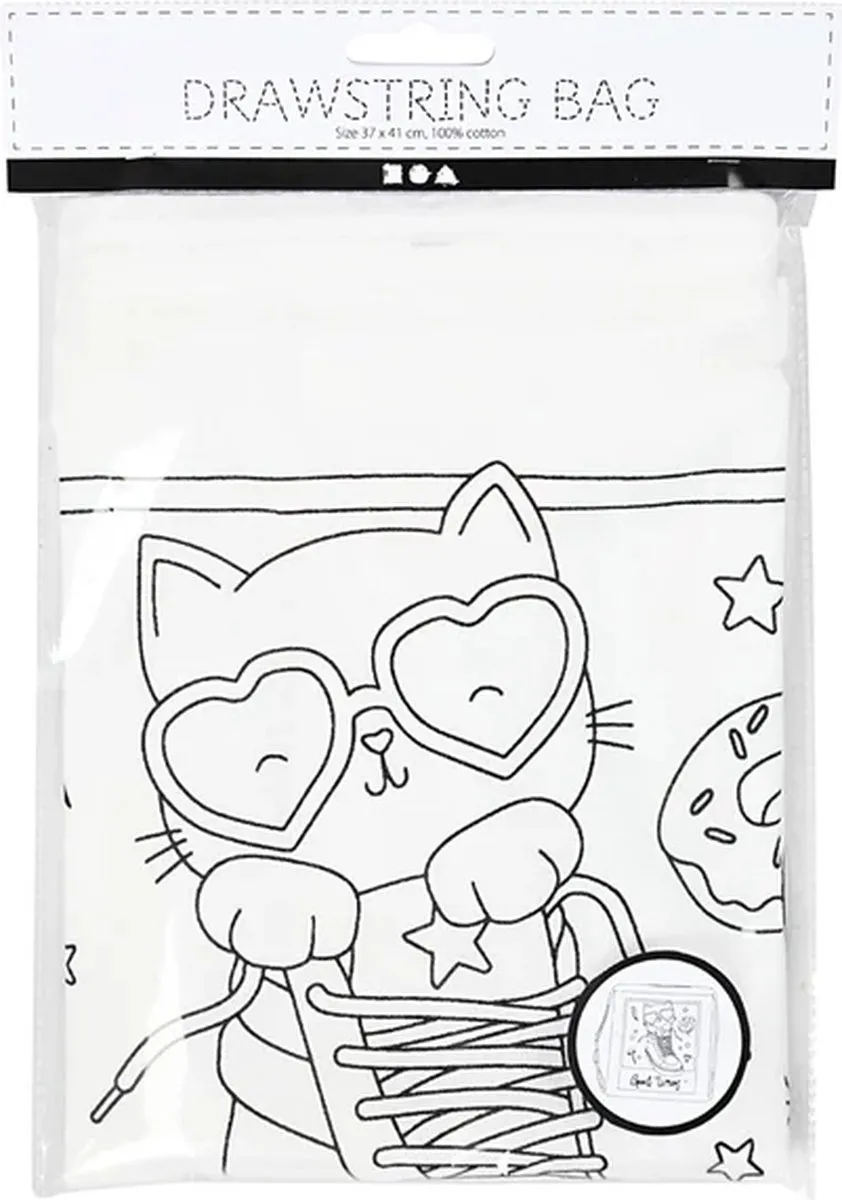 Creativ Company Good Times Rugzak 38x42cm - Wit