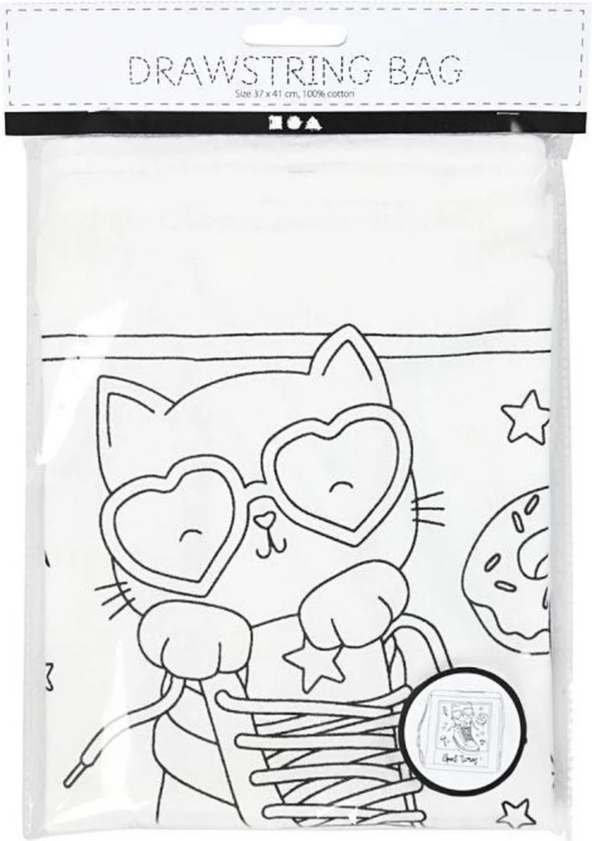 Creativ Company Good Times Rugzak 38x42cm - Wit