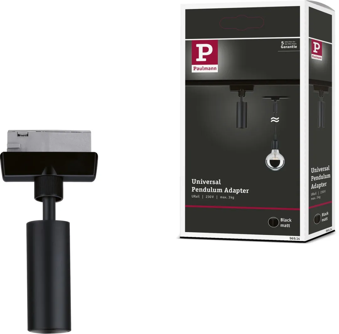 Paulmann 96914 Pendeladapter - Zwart - afbeelding 6 van 6