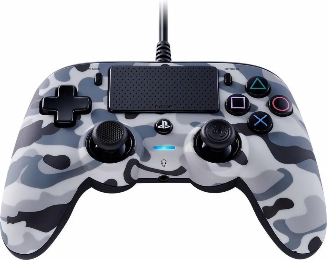 Nacon Compact Official Licensed Bedrade Controller - PS4 - Camo Grijs