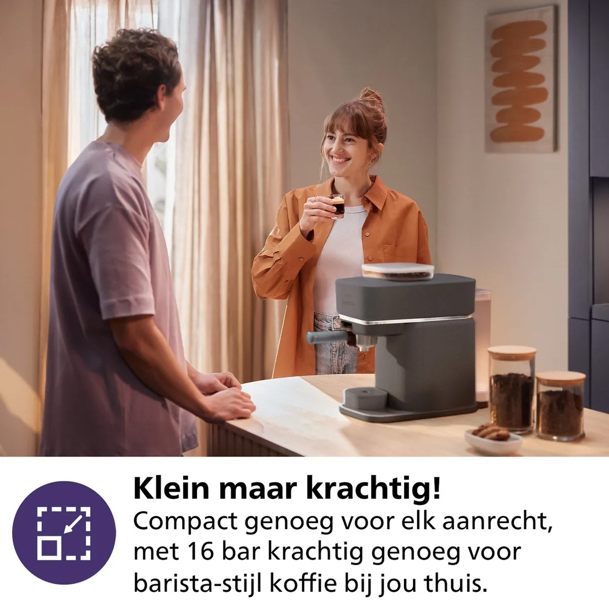 Philips Baristina BAR300/60 Espressomachine - Zwart - afbeelding 6 van 6