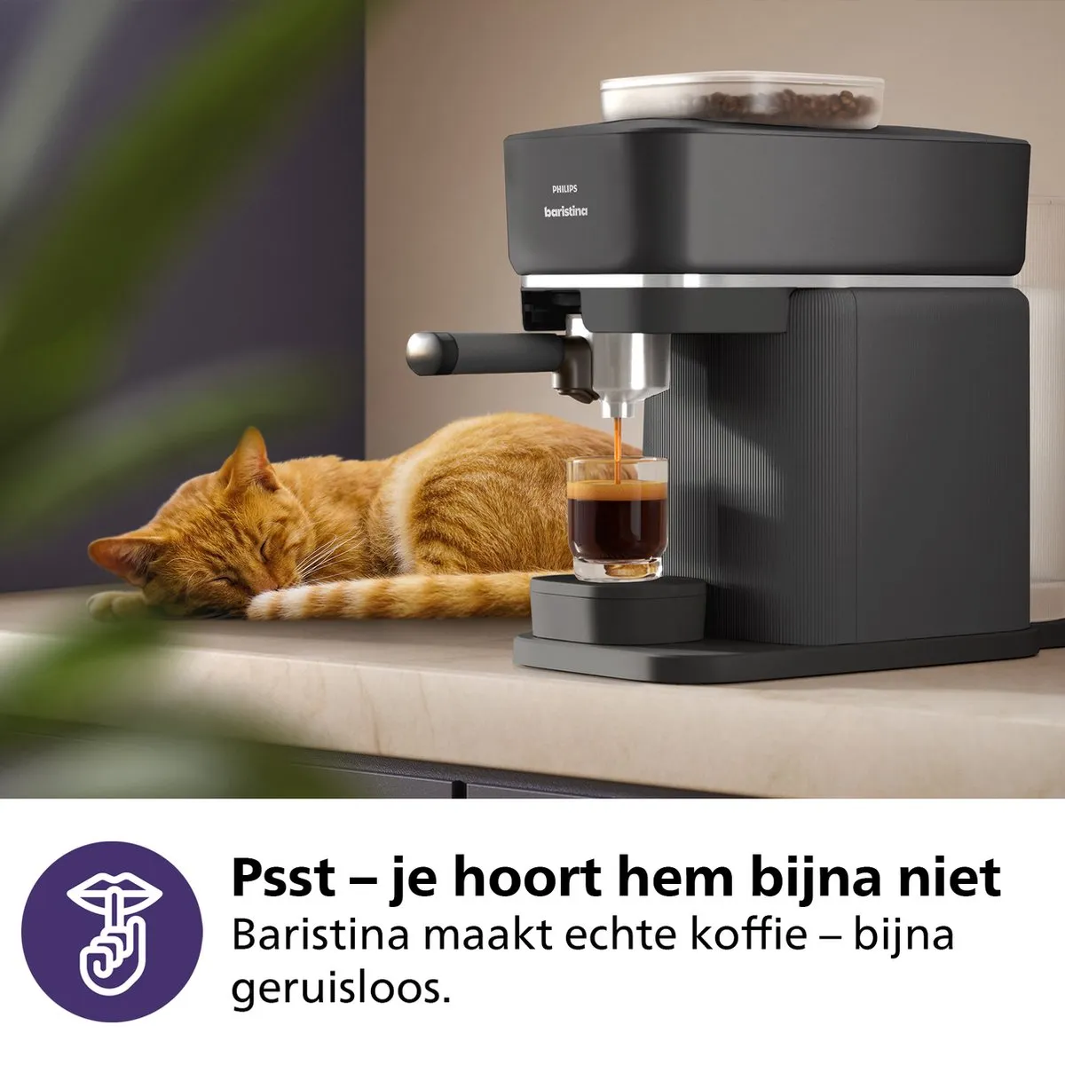 Philips Baristina BAR300/60 Espressomachine - Zwart