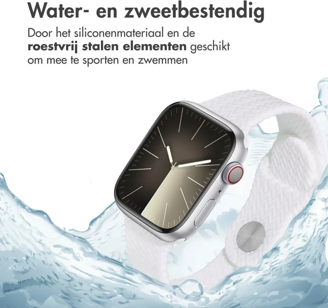 Imoshion Siliconen Bandje Apple Watch 38-42mm - Wit