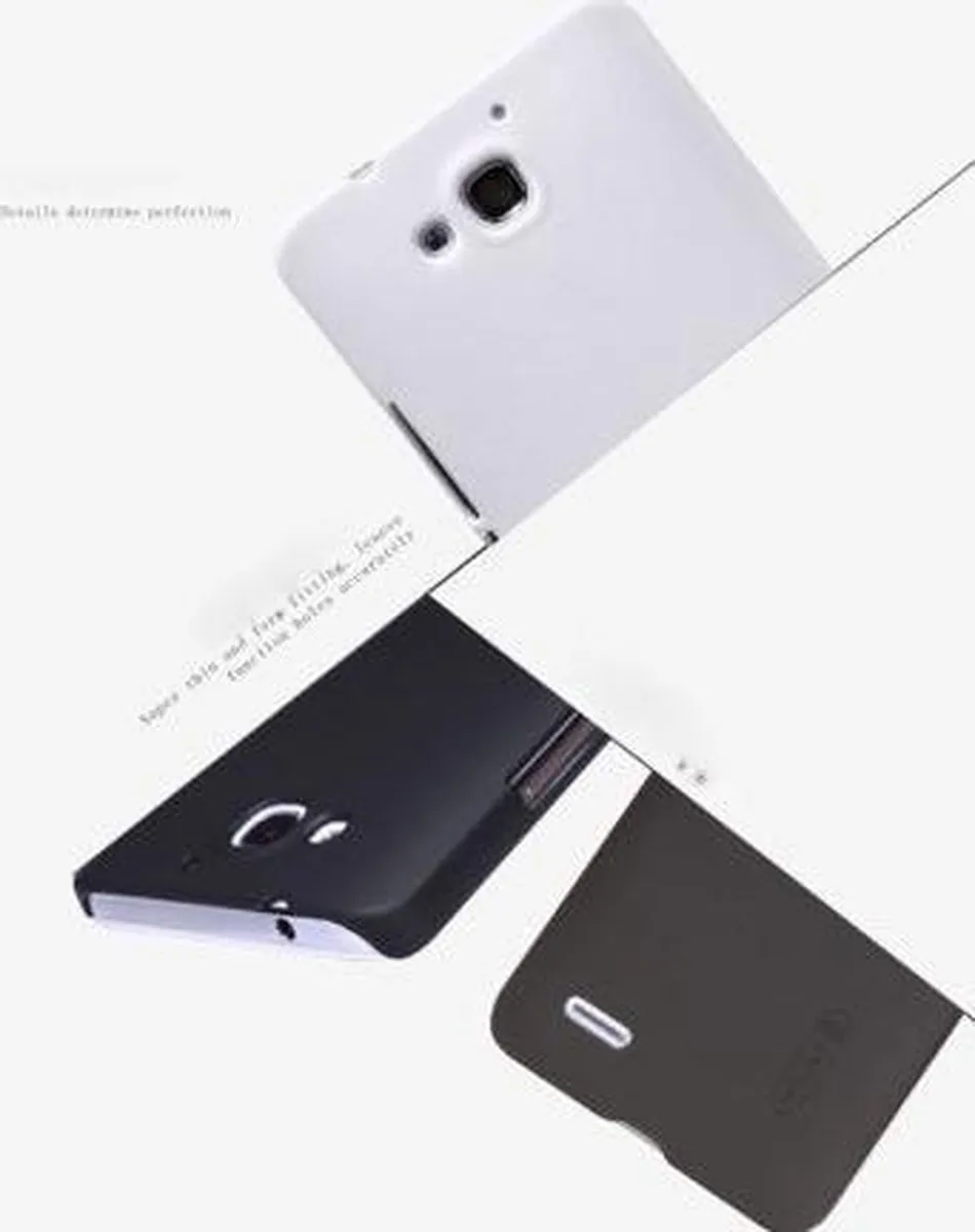 Nillkin Super Frosted Shield Case Huawei G750 - Zwart - afbeelding 3 van 4