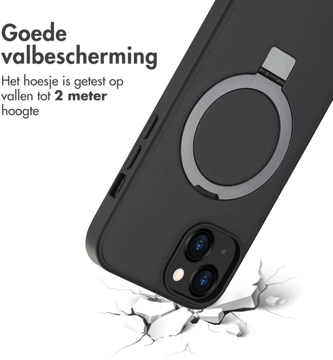 Accezz iPhone 13 MagSafe Hoesje - Zwart