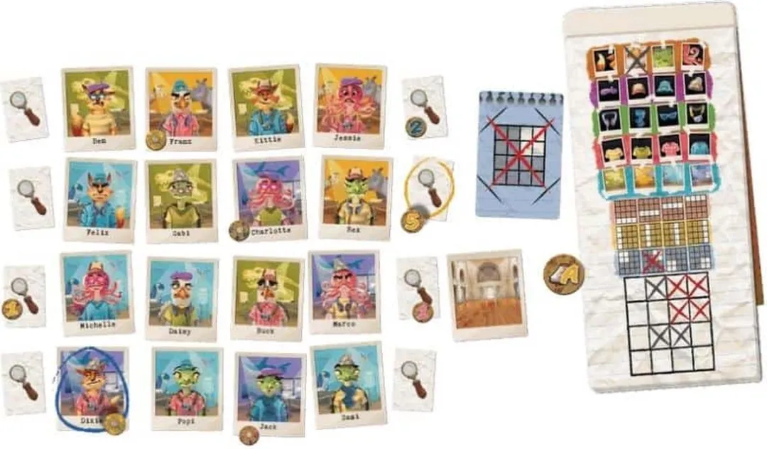 Geronimo Games Museum Suspects Kaartspel - Deductie - 2-4 Spelers