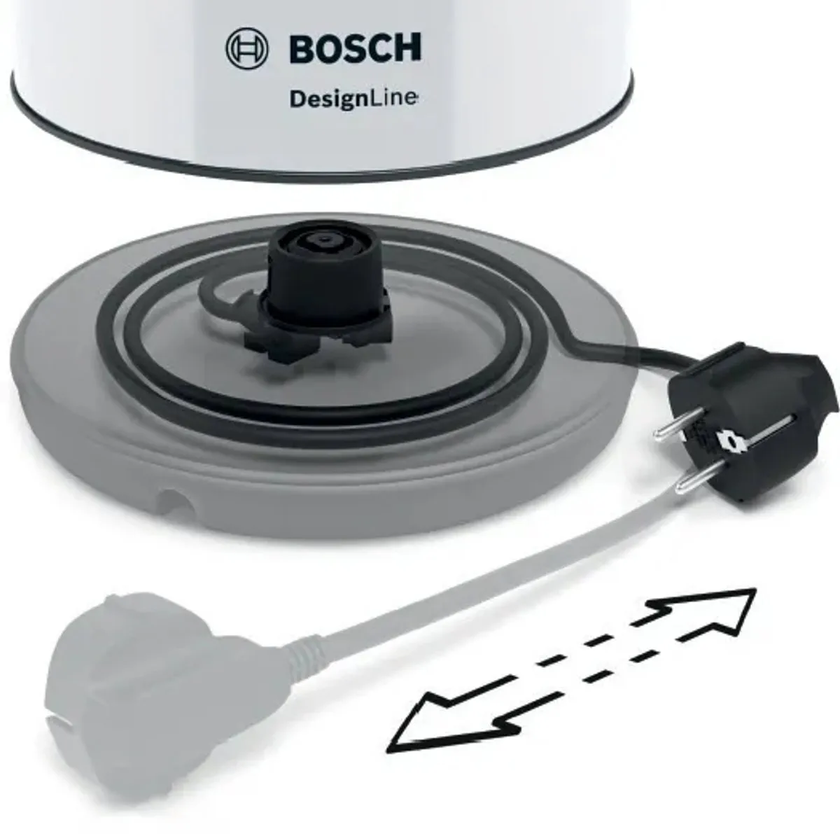 Bosch TWK3P421 DesignLine Waterkoker 1.7L - 2400W