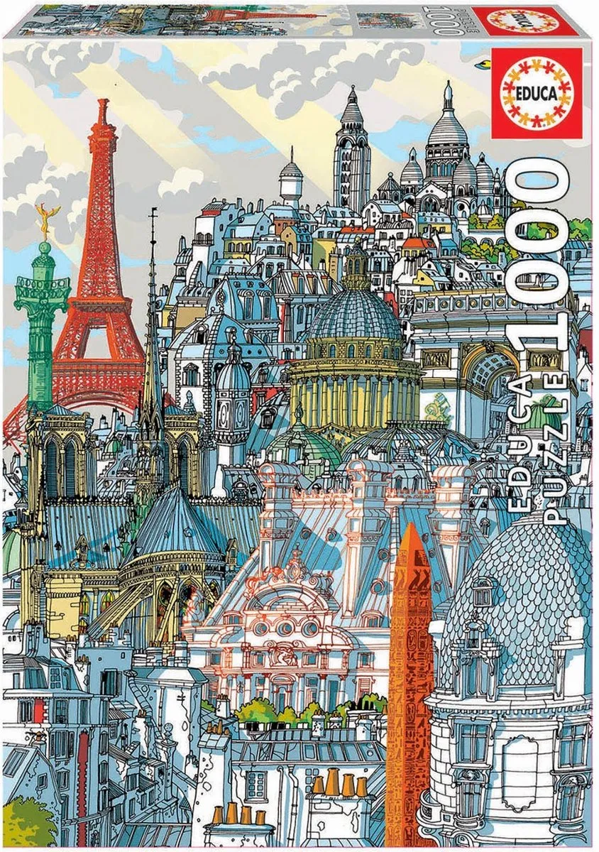 Educa Parijs Legpuzzel 1000 Stuks