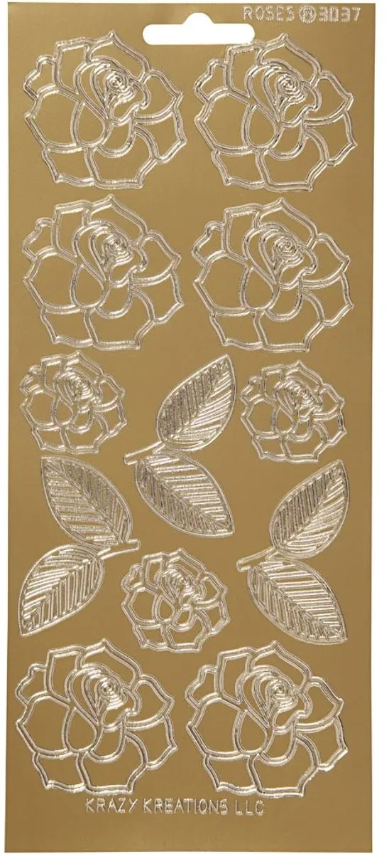 Creativ Company Gouden Versierstickers - 12 Stuks