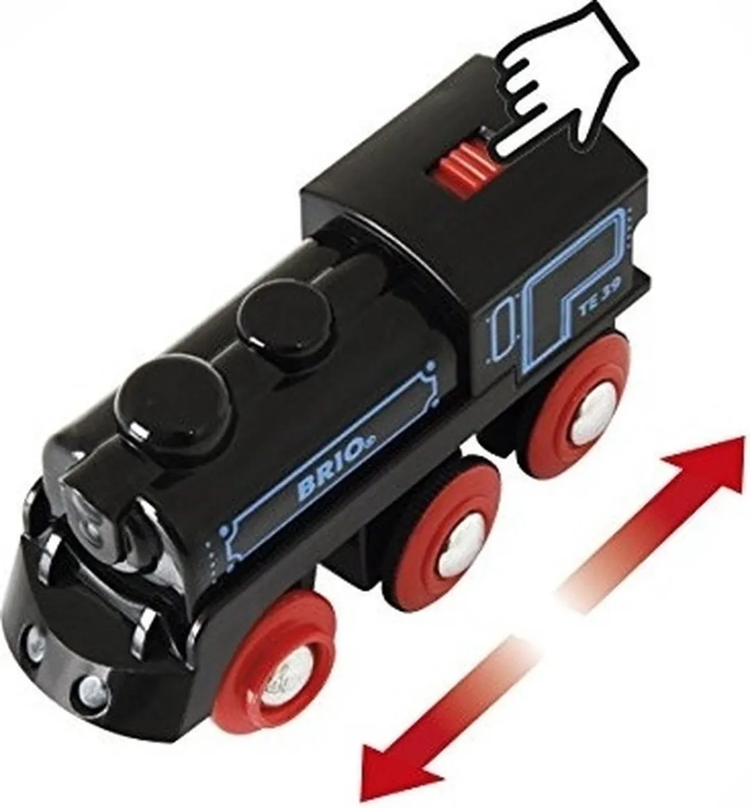 BRIO Oplaadbare Locomotief 33599 - Multicolor