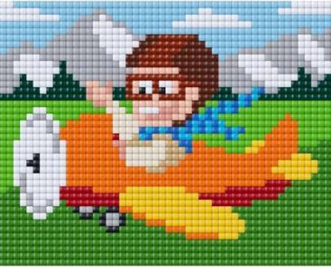Pixelhobby XL Vliegtuig Geschenkset 28001