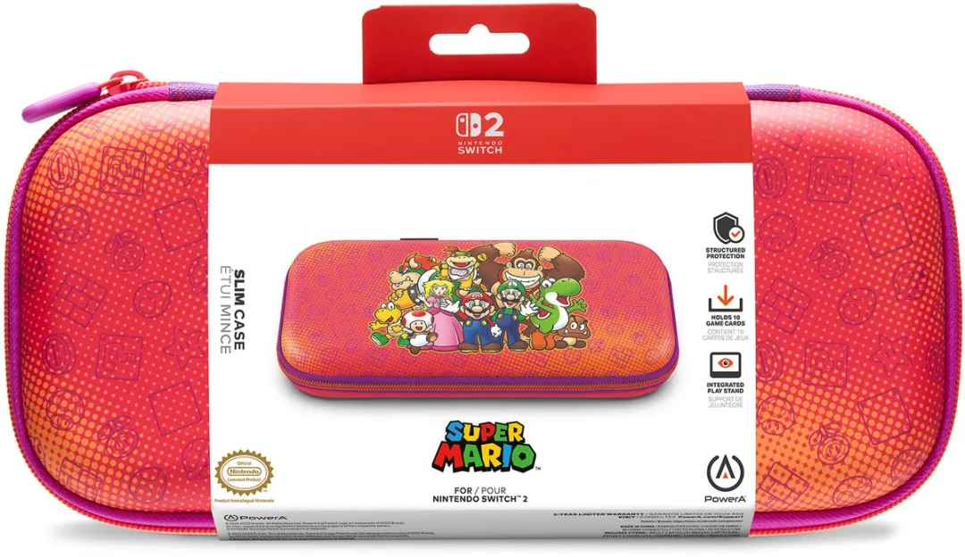 POWERA Beschermhoes Nintendo Switch 2 Mario & Friends - Meerkleurig