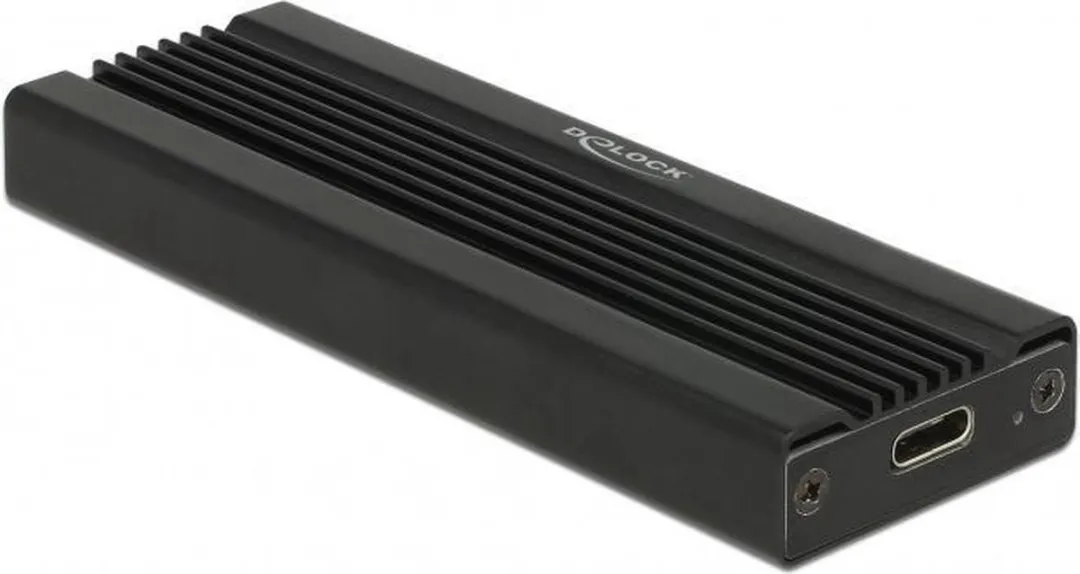 Delock DLCK-42600 M.2 NVMe Behuizing - USB-C - Zwart