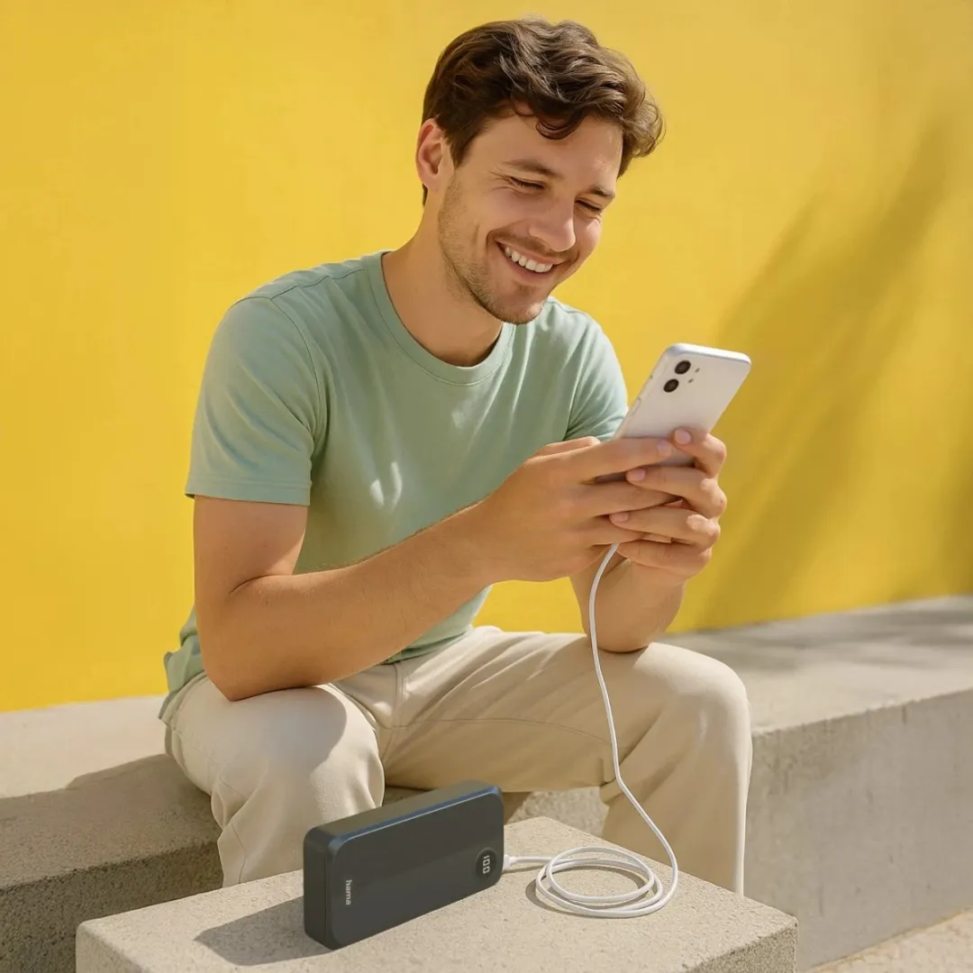 Hama Powerbank 20000mAh - Zwart