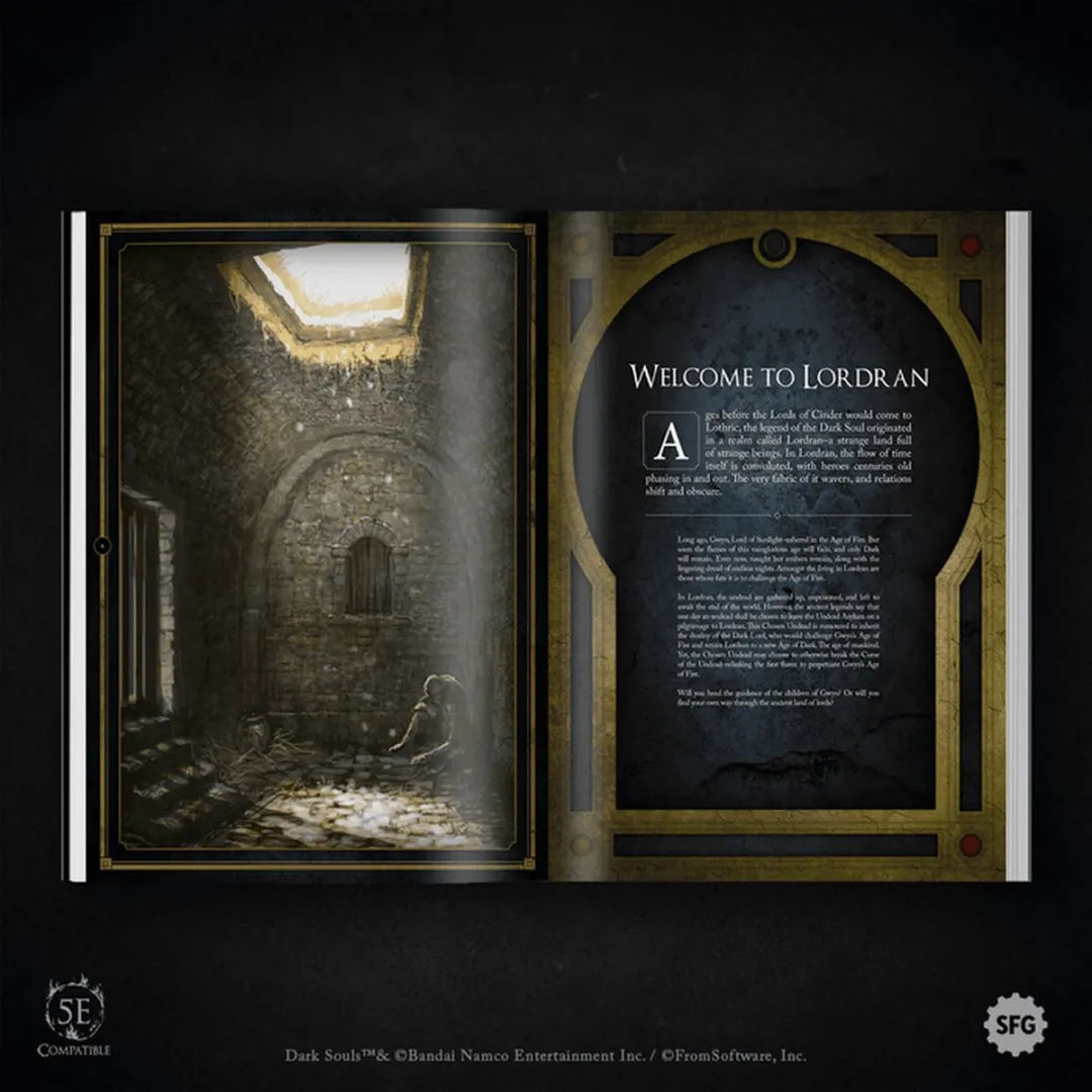 Steamforged Games Dark Souls RPG The Tome of Journeys - Grijs/Zwart