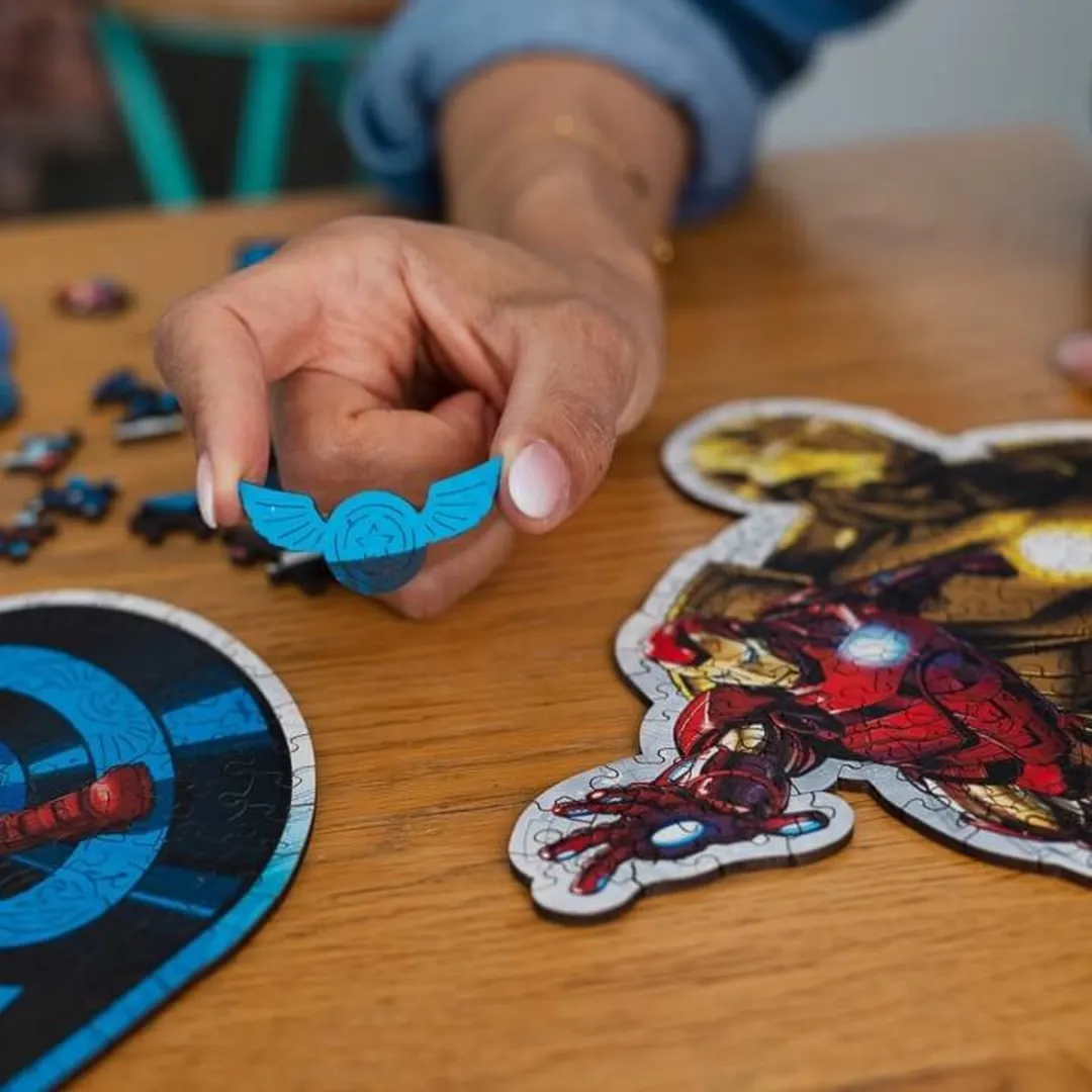 Trefl Marvel Captain America Houten Puzzel 1000 Stuks - FSC Multicolor