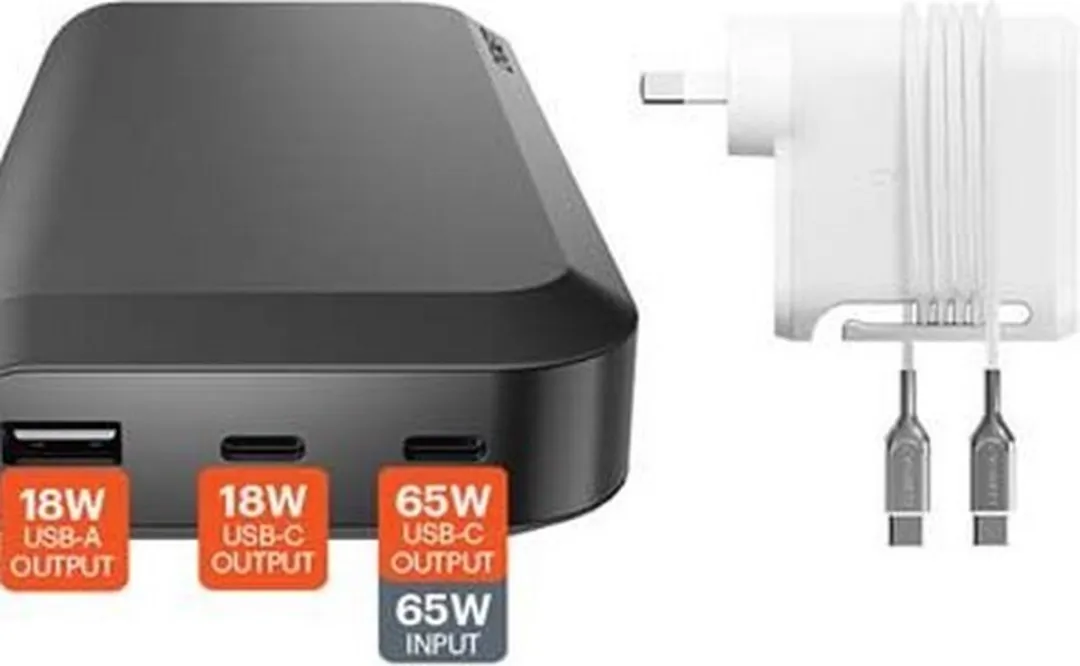 Cygnett ChargeUp Pro CY4130PBCHE Powerbank 20.000mAh - 118W - Zwart