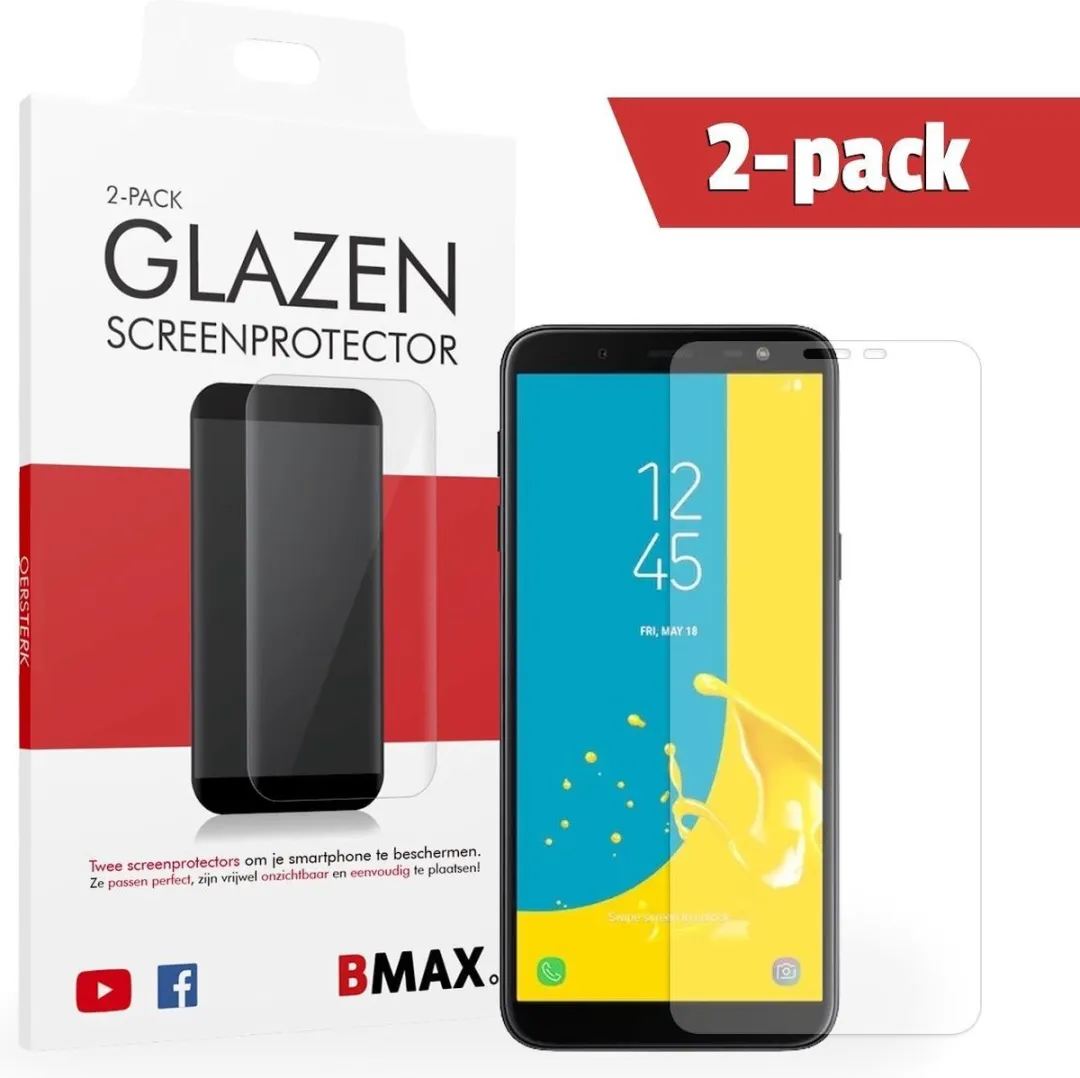 BMAX Geschikt voor Samsung Galaxy J6 Screenprotector