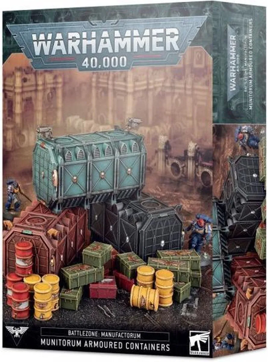 Games Workshop Warhammer 40.000 Battlezone Armoured Containers