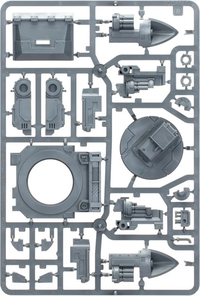 Games Workshop Horus Heresy Scorpius Missile Tank 125 Onderdelen - afbeelding 6 van 6