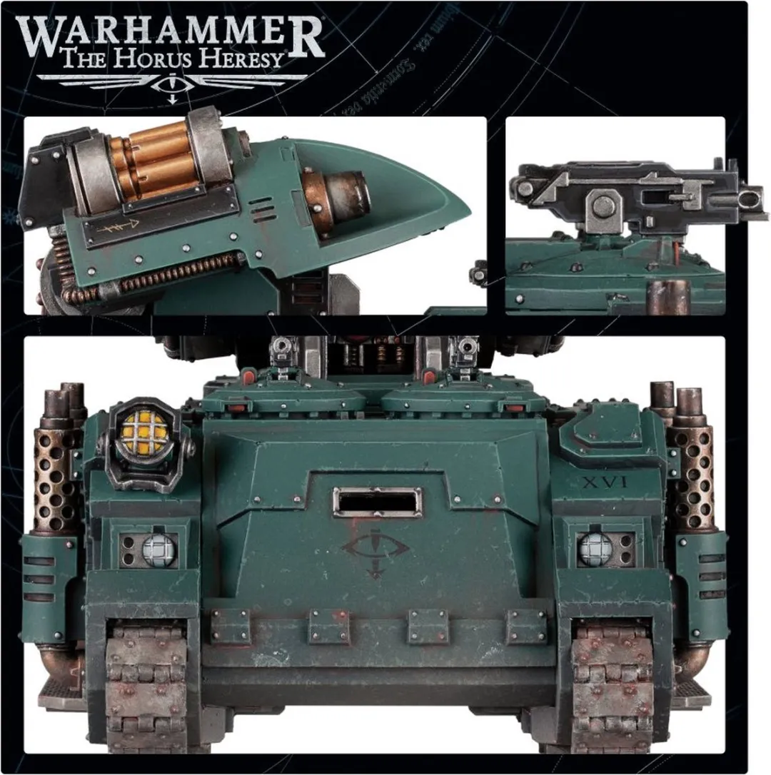 Games Workshop Horus Heresy Scorpius Missile Tank 125 Onderdelen