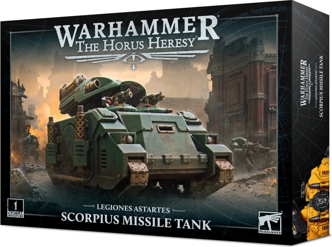 Games Workshop Horus Heresy Scorpius Missile Tank 125 Onderdelen